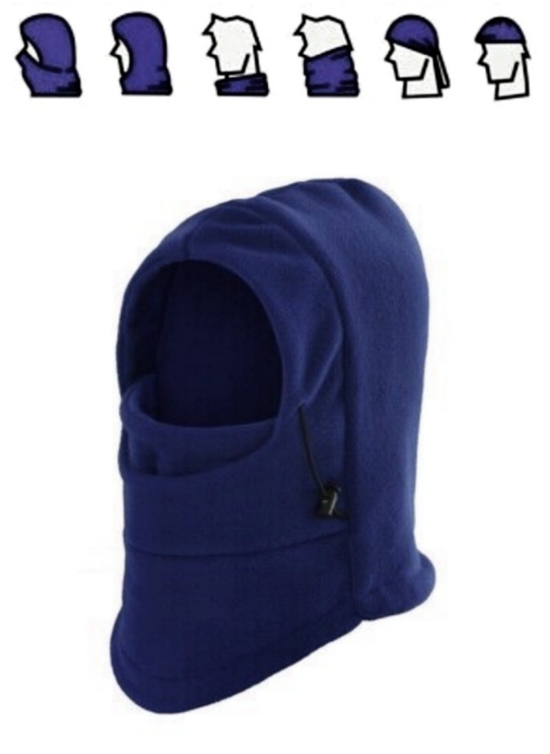Generic Full Face Mask Cap Neck Cover Winter Ski Hat, Outdoor Unisex Winter Fleece Hats Bicycle Ski Warm Wind Proof Face Mask Hood for Mens Women  - Image 1