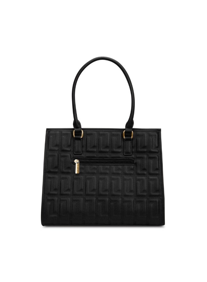 لافي حقيبة ساتشيل نسائية فاخرة كيم كبيرة أسود - Image 4