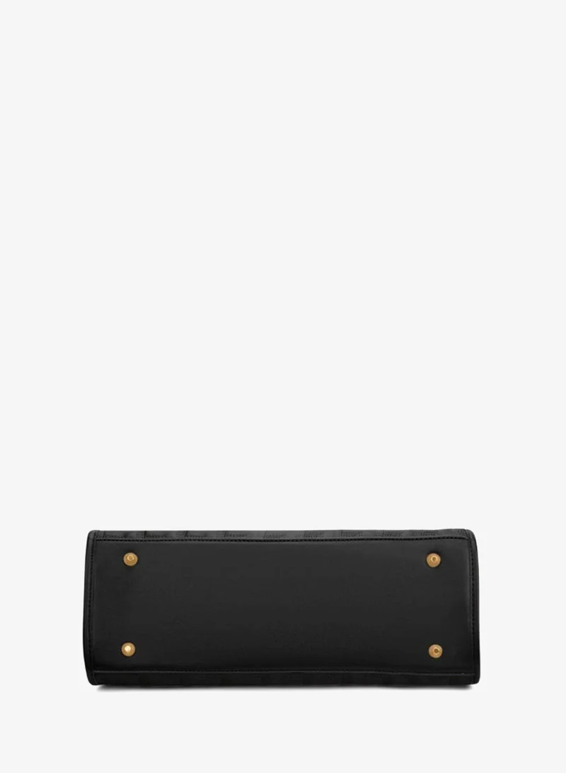 Lavie  Luxe Women's Quem Large Satchel Bag (Black) for Women | Best Price UAE