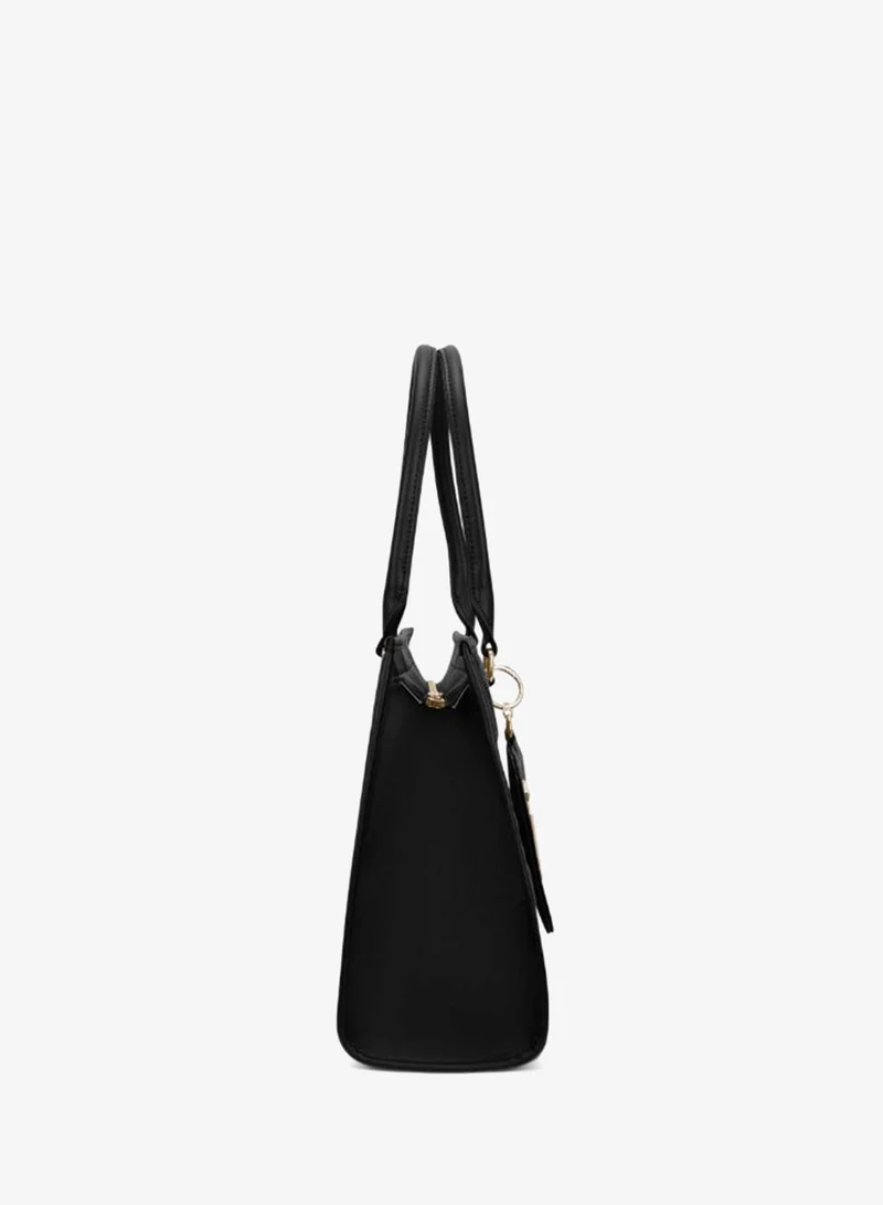 Lavie  Luxe Women's Quem Large Satchel Bag (Black) for Women | Best Price UAE