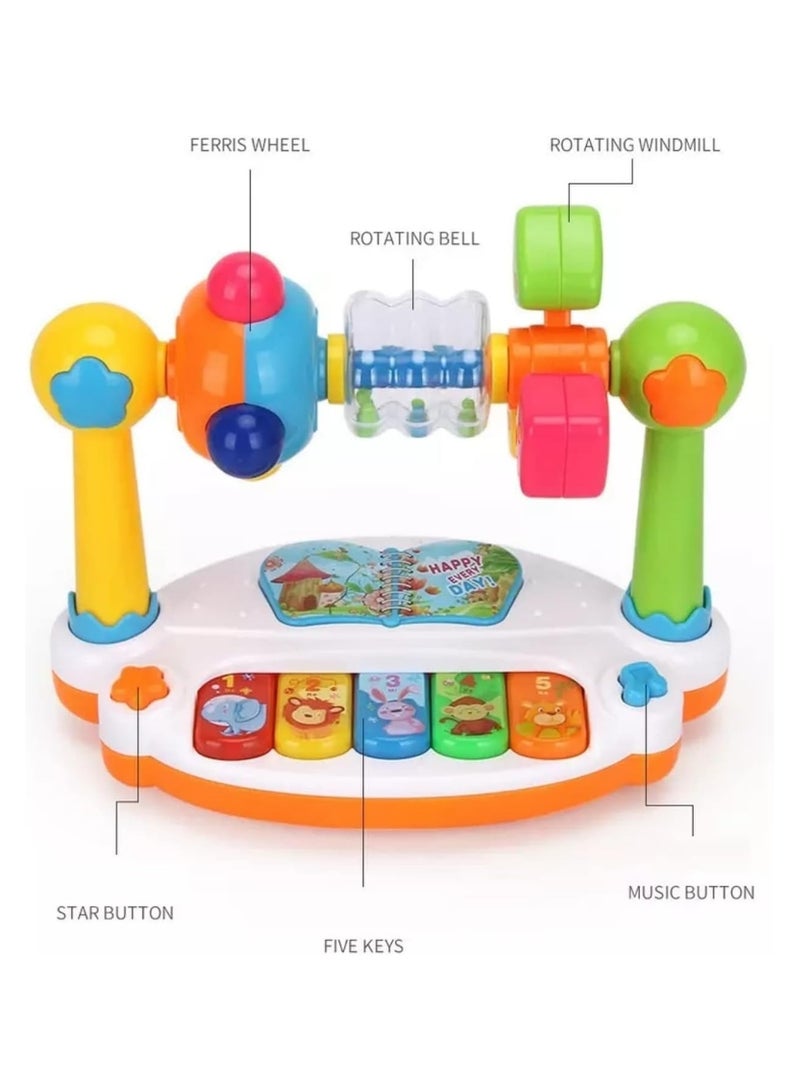 Musical Toy Baby Musical Keyboard Piano Set Learning Light up Toy Early Educamional Montessori Toys for Babies Toddler Boys Girls Birthday  - Image 4