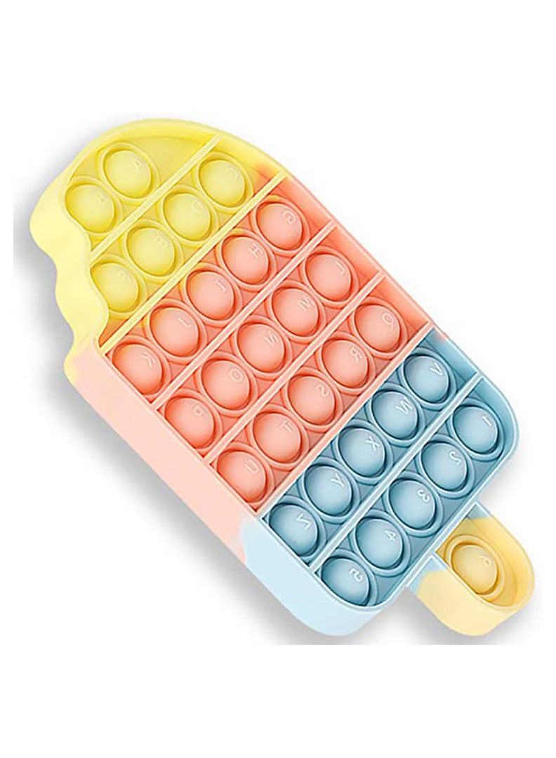 Theodor لعبة فidget حسية فقاعات الدفع والضغط متعددة الألوان على شكل آيس كريم وحلوى - Image 1