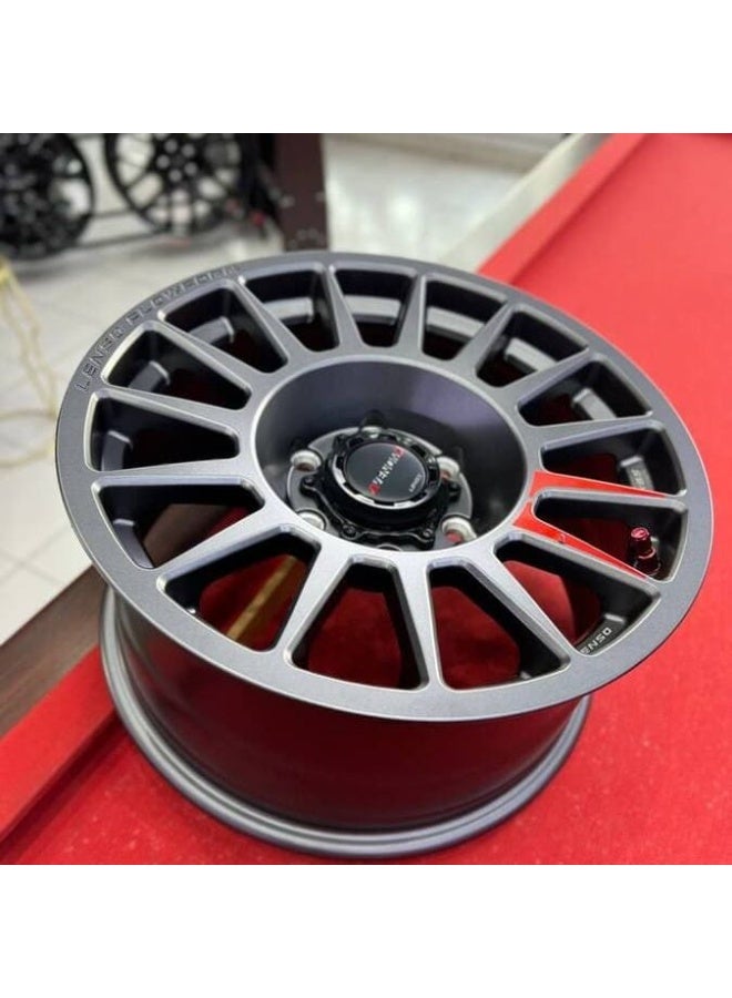 لينسو عجلة لينسو فينوم-8 (VN8) مقاس 17X8.5 مقاس مسامير 6X130 إزاحة ET20 مركز CB84.1 – لون رمادي - Image 3