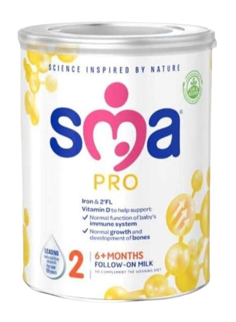 SMA PRO Follow-on Baby Milk Powder Formula - 6-12 Months, 800g (Pack of 1)