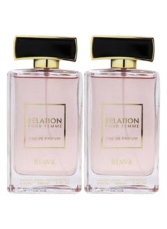 RIAVA PERFUMES 2 Pieces Relation Perfume Pour Femme 100ML  - Image 1
