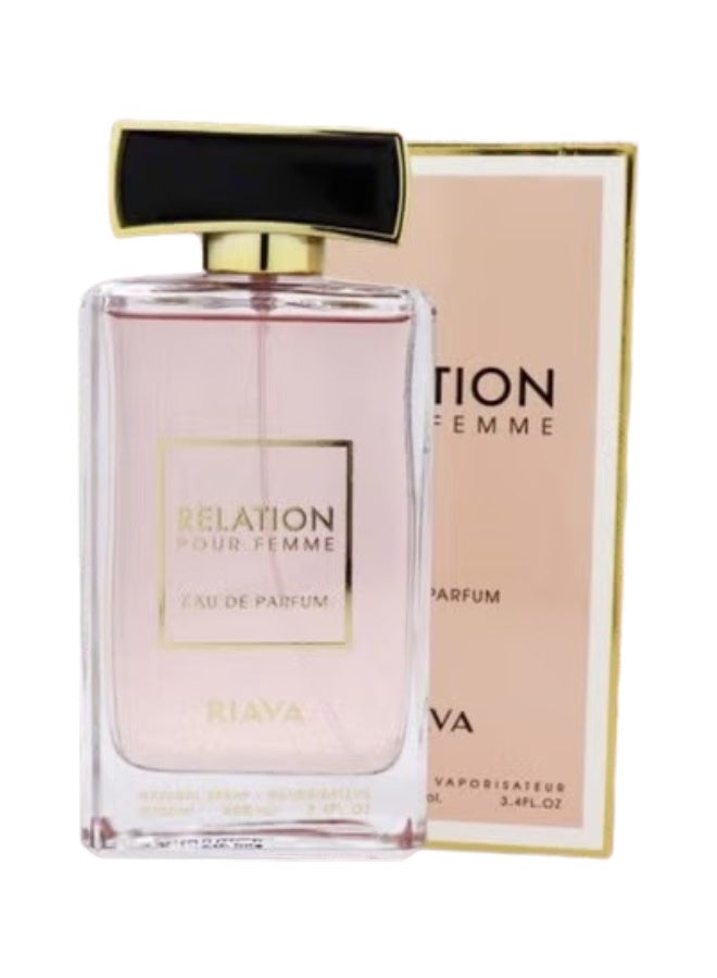 ريافا برفيوم 2 قطع عطر ريلاشن بور فيمي 100مل - Image 2