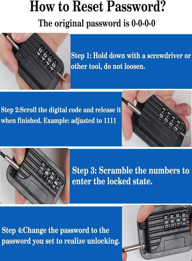 Kevim Child Safety Refrigerator Lock with Combination Password - No Drill, Easy Install Fridge & Freezer Door Lock for Kitchen, Cabinets, Closets, Drawers, and Windows - Image 3