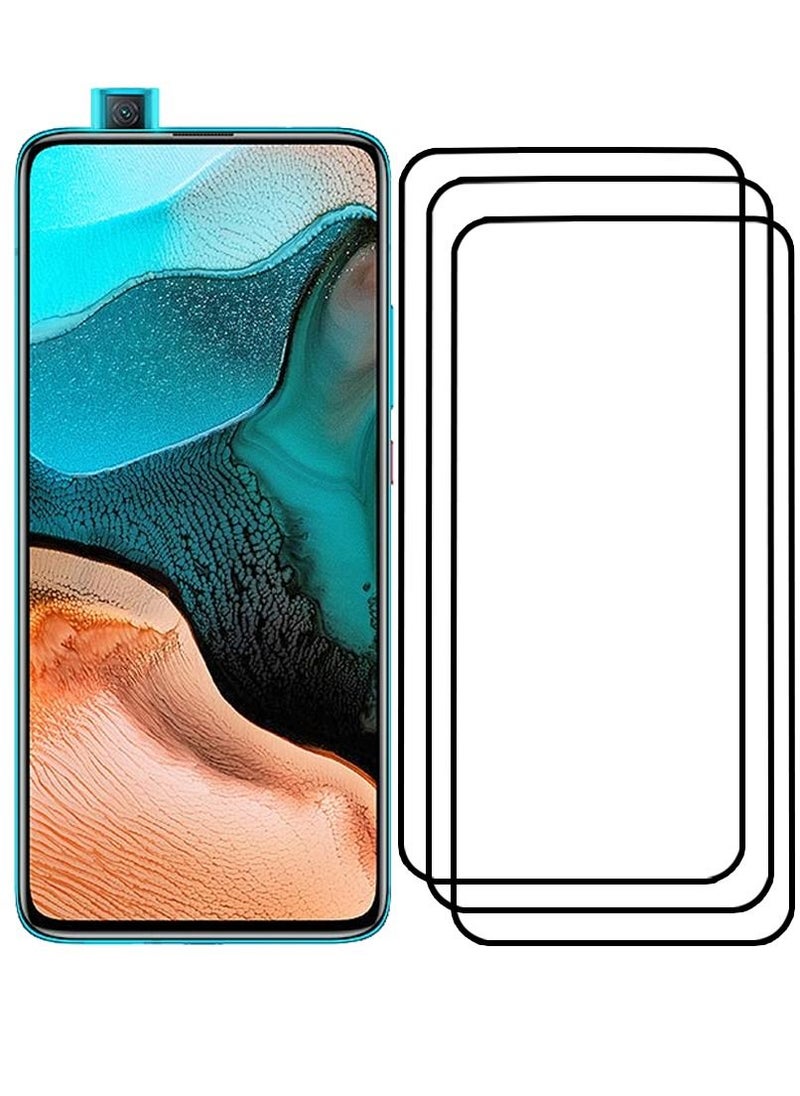 CATANES 3 Pack For Xiaomi Redmi K30 Pro Screen Protector Tempered Glass Full Glue Back  - Image 2