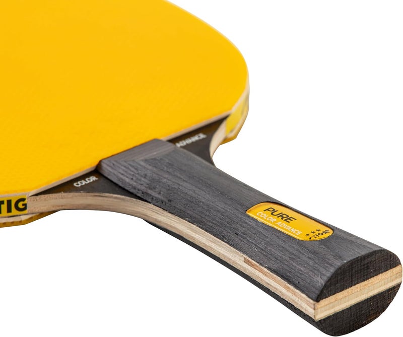 Stiga Pure Color Advance Performance-Level Table Tennis Racket (Yellow) - Image 3