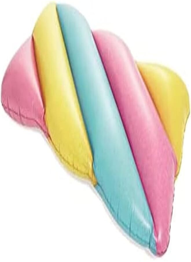 Bestway Vinyl Floating Mattress (Blue/Pink/Yellow, 43187) 