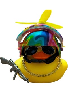 Helmeted Duck Vehicle Chest Dashboard Ornament Motorcycle Bicycle Ornament Helmeted Rainbow - pzsku/ZAAC77A0AE6BF8AC09071Z/45/_/1730499079/02bd331c-7b61-460f-9b04-dddb3ce86d69