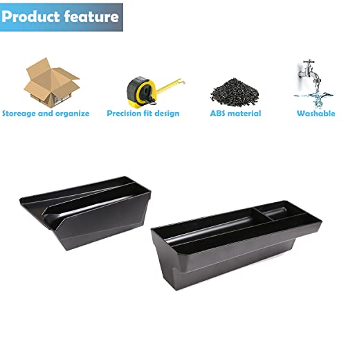 CHEAYAR for Toyota Tundra 2014-2021, Gear Shift Console Side Tray Organizer Gear Shift Console Side Storage Box,Shifter Storage Box Interior Accessories 2pcs - Image 4