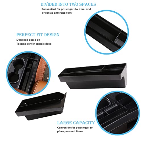 CHEAYAR for Toyota Tundra 2014-2021, Gear Shift Console Side Tray Organizer Gear Shift Console Side Storage Box,Shifter Storage Box Interior Accessories 2pcs - Image 3