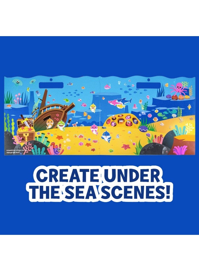BABY SHARK Horizon Group USA Baby Shark Sticker Play Set - 100 Reusable Puffy Stickers - Baby Shark Sticker Bundle for Kids Ages 3 and Up - Image 3
