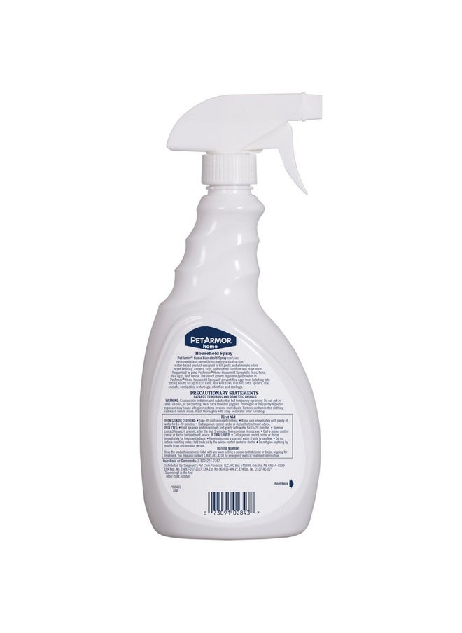 PetArmor PETARMOR Home Household Spray for Fleas and Ticks, Flea Treatment for Home, Prevents Flea and Tick Re-Infestations for Cats and Dogs, Treats Carpet, Furniture, and More, 24 Ounce  - Image 4