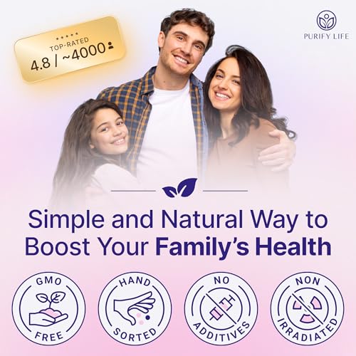 Purify Life Certified USDA - 100% Organic Dried Elderberries - 1lb Bulk - Non-Irradiated, Non-Gmo, Whole Black Elderberry Immune Support For Making Elder Syrup, Gummies, Tea - Raw Vegan Sambucus 1 Pound - Image 2