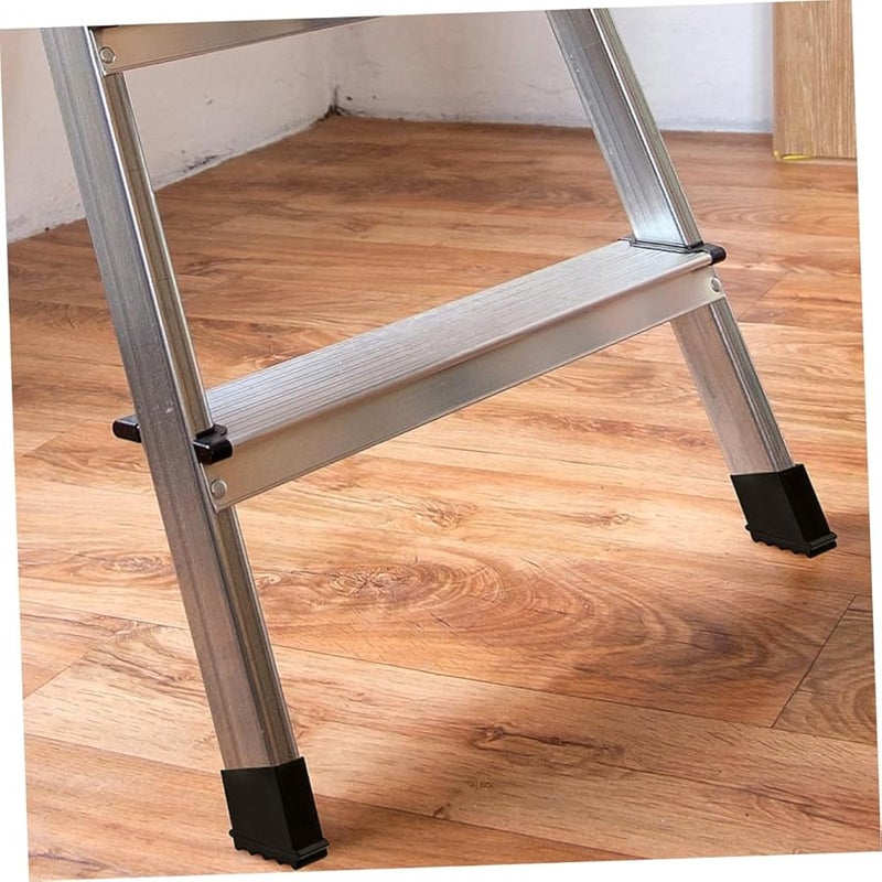 6 قطع واقيات أقدام السلم المطاطية المضادة للانزلاق وسادات السلامة لسلم الخطوات والسلالم العلوية - Image 5