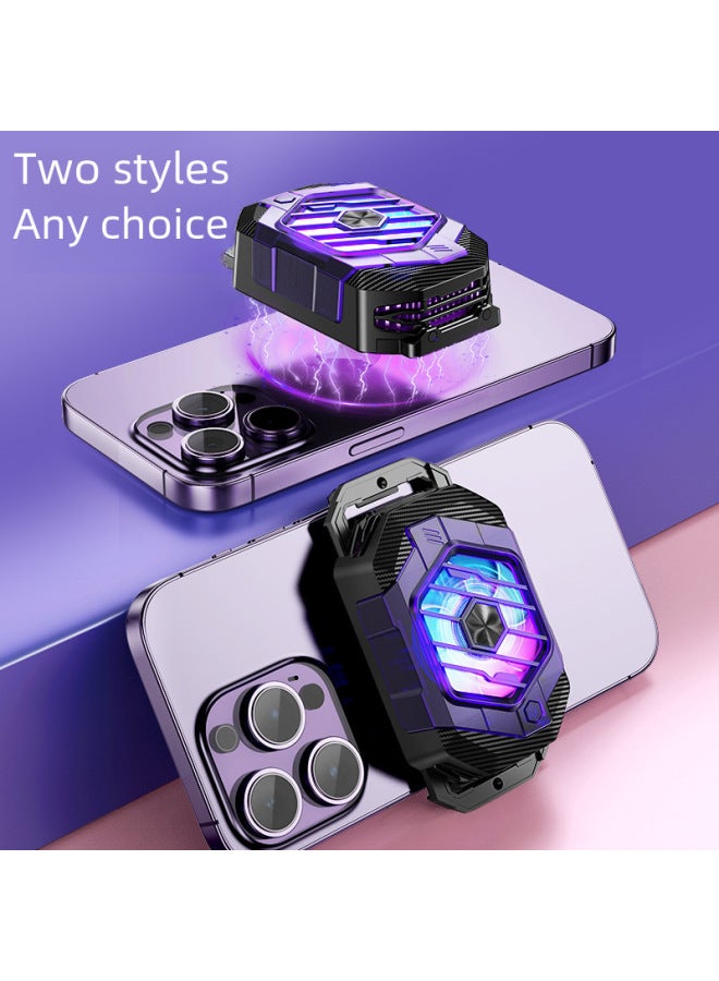 Semi-conductor Ice Cooling Mobile Phone Cooler Water Cool H15 Rechargeable Gaming Heat Sink Digital Computer Game Controller-Product Color:CX07 Magnetic Belt Back Clip  - Image 3