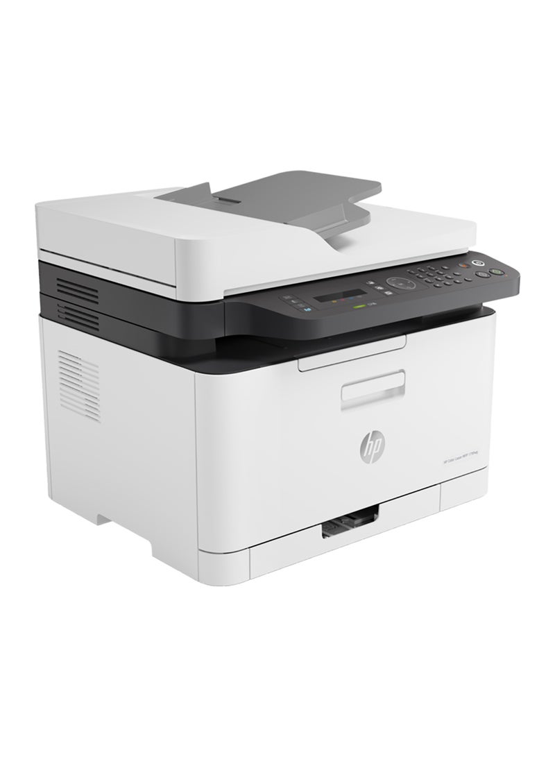 HP طابعة ليزرية لاسلكية MFP 179fnw ملونة مقاس A4، طراز 4ZB97A 40.6x36.3x28.87سم أبيض/ أسود - Image 4