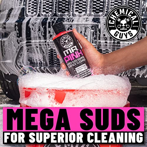 Chemical Guys Mr. Pink Foaming Car Wash Soap, High-Suds pH-Balanced Car Shampoo, Safe for Wax & Sealants, Works with Foam Cannons & Bucket Wash, Safe on All Paint Finishes, 64 oz, Candy Scent - Image 4