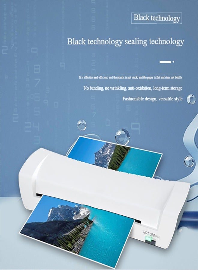 Laminator Machine, Hot and Cold Lamination for Photos and Documents, 220-240V - Image 2