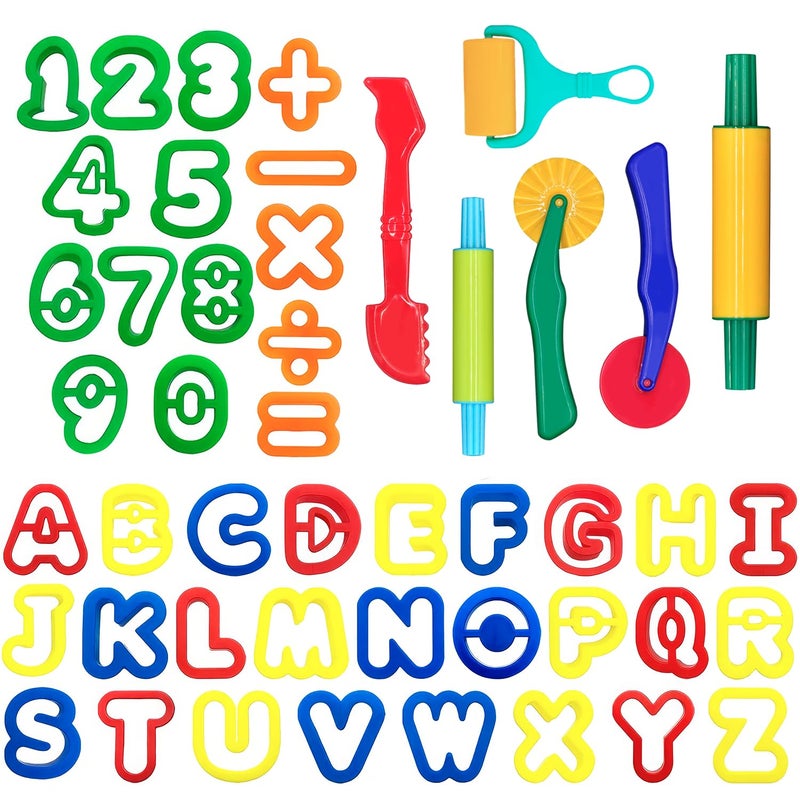 DIMROM Clay and Play Dough Tools Six Piece Set Ages 3 Up 47pcs - Image 3