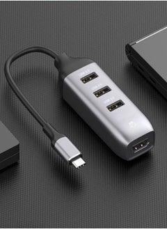Generic USB C to HDMI Adapter with 3 USB 3.0 Ports, HDMI 4K Output, Compatible with MacBook Pro, iPad, XPS, Surface, Android, and More, DP Alternative Mode Required  - Image 5