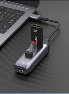 Generic USB C to HDMI Adapter with 3 USB 3.0 Ports, HDMI 4K Output, Compatible with MacBook Pro, iPad, XPS, Surface, Android, and More, DP Alternative Mode Required  - Image 4