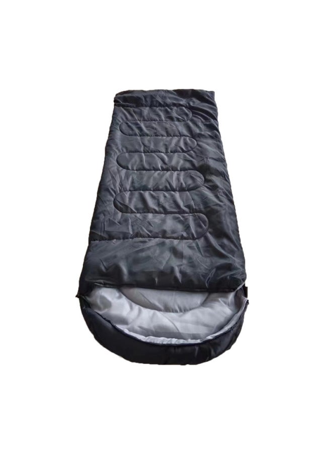 JH Adult Dirt-isolation Sleeping Bag With Hood Spring Autumn Winter Outdoor Camping - Image 1