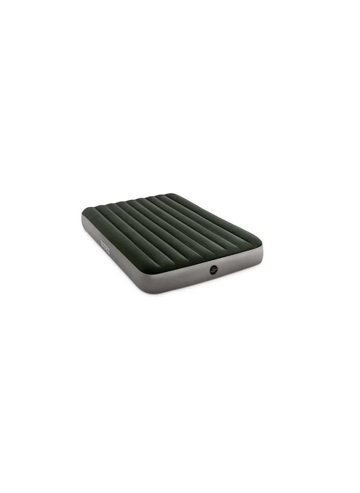 INTEX - Dura-Beam Queen Air Mattress With Battery Pump - Image 1