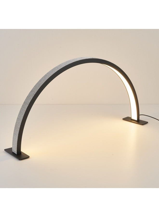 Explosions Three-color Warm Button Remote Control Arc Eyelash Lamp Beauty Salon Lighting U-shaped Desktop Half Moon Nail Lamp-Specifications:55cm  - Image 5