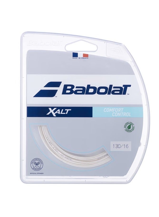 Babolat Babolat Xalt Multifilament Tennis String – 1.30 mm Gauge, 12 m Reel (White, Made in France)  - Image 1