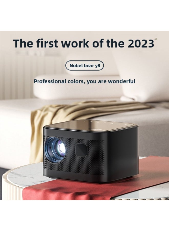 Enclosed dust-free auto focus mini projector ultra-clear smart home home theater bedroom projector  - Image 1