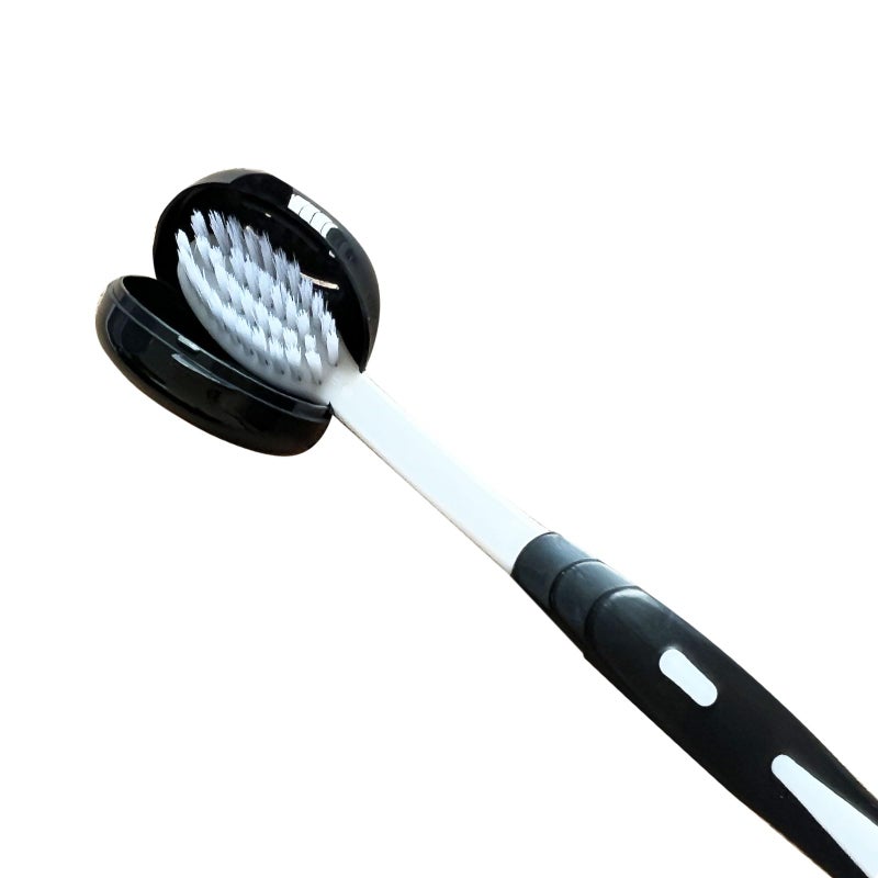 HRASY Portable Orthodontic Oral Care Kit for Braces - Interdental Brush Dental Wax Dental Floss Toothbrush Cleaning Kit, Black - Image 4