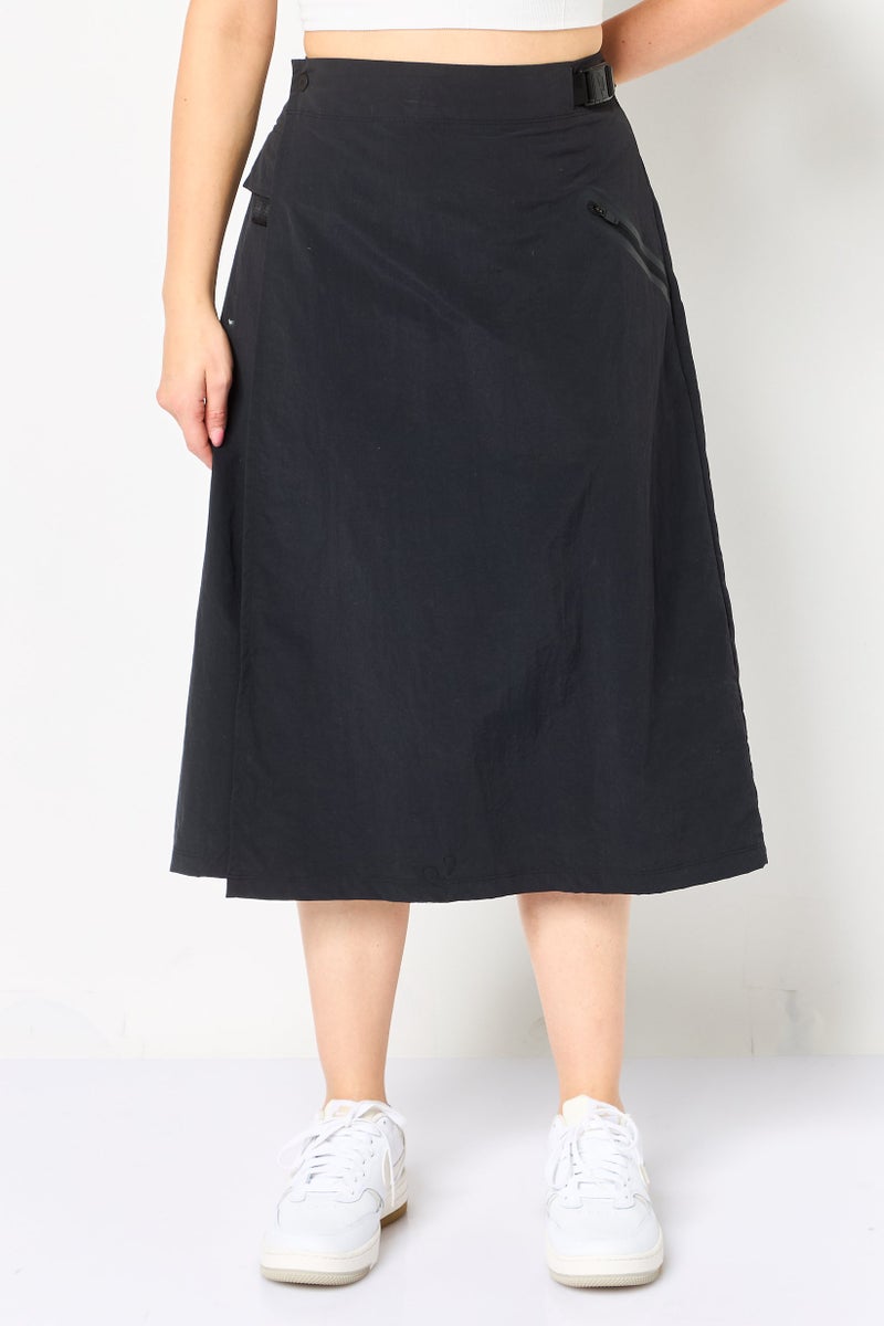 Nike Tech Park By Nike Women Standard Fit Outdoor Skirt, Black - Image 1