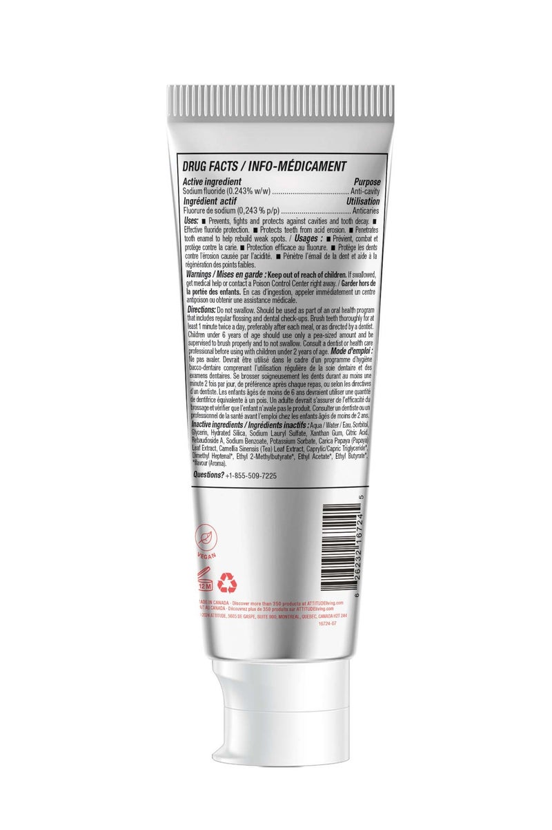 Attitude صغار - معجون أسنان مع فلورايد للأطفال - بطيخ - Image 2