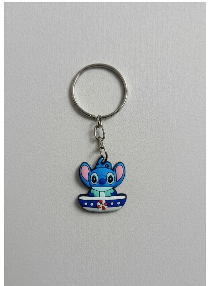 Generic Adorable Stitch Silica Gel Keychain – Premium Soft Cartoon Pendant, Durable Bag & Backpack Charm, Trendy Accessory Gift for Kids, Teens, Collectors & Disney Enthusiasts  - Image 3