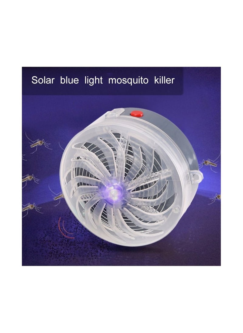 Generic - Solar Powered Mosquito Killer Home Insect Pest Killer UV Light Lamp Outdoor Indoor Mosquito Bug Zapper Repellent - Image 1