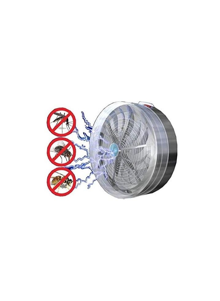 Generic - Solar Powered Mosquito Killer Home Insect Pest Killer UV Light Lamp Outdoor Indoor Mosquito Bug Zapper Repellent - Image 1