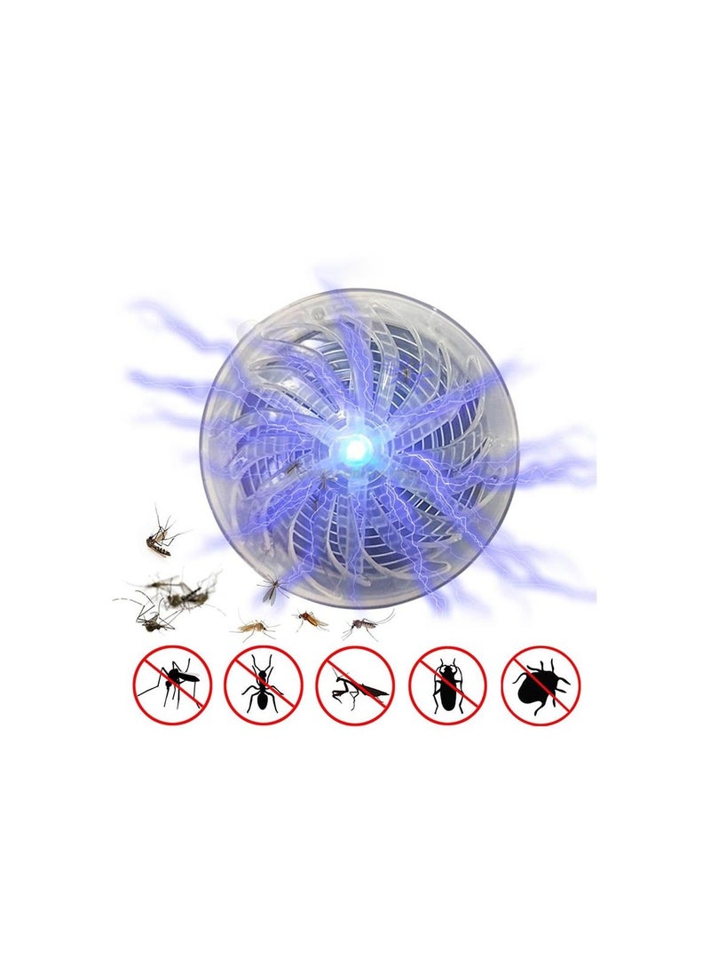 Generic - Solar Powered Mosquito Killer Home Insect Pest Killer UV Light Lamp Outdoor Indoor Mosquito Bug Zapper Repellent - Image 1