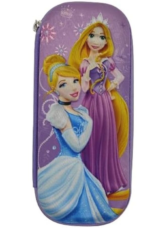 Generic - Girls Pencil Case New 3D Cover Large Capacity Pencil Case, Student School Supplies Organizer (Brides(Purple)) - Image 1
