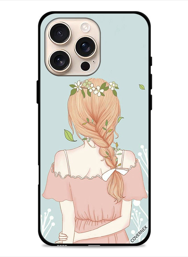 Covernex Apple iPhone 16 Pro Protective Case Cover Standing Girl Looking Cute - Image 1