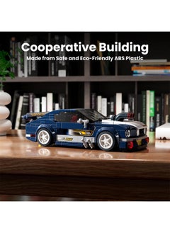 Speed Champion Mustang 1967 Car Building Sets With Display Case, Cool Simulation Cockpit Race Car Building Kits, 27048 Collectible Model Car Kits Building Blocks For Adults Kids 8+(376Pcs) - pzsku/ZAAC88B057B2344A00D45Z/45/_/1734347992/8d5032c1-d632-4ab3-9474-e8bd6427f6a8