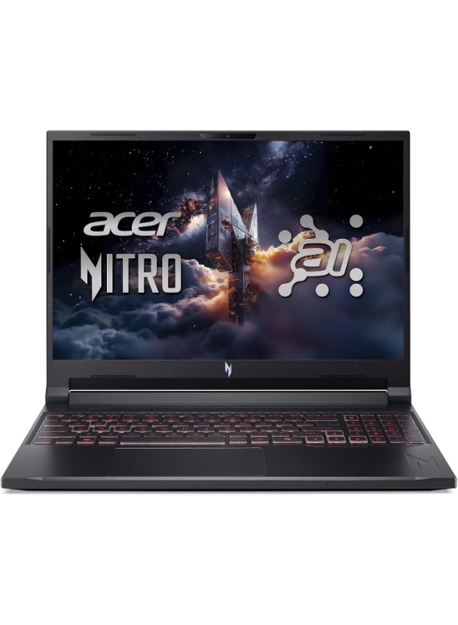 Acer Nitro V 16 AI 16 WUXGA IPS 180Hz Gaming Copilot+ PC Laptop, AMD Ryzen AI 7 350 Processor, 16GB RAM, 1TB SSD, NVIDIA GeForce RTX 5060 with 8GB VRAM, English KB, Windows 11, Shale Black Black - Image 1