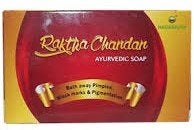 Amrita Raktha Chandan Soap 10 x 75g - Image 2
