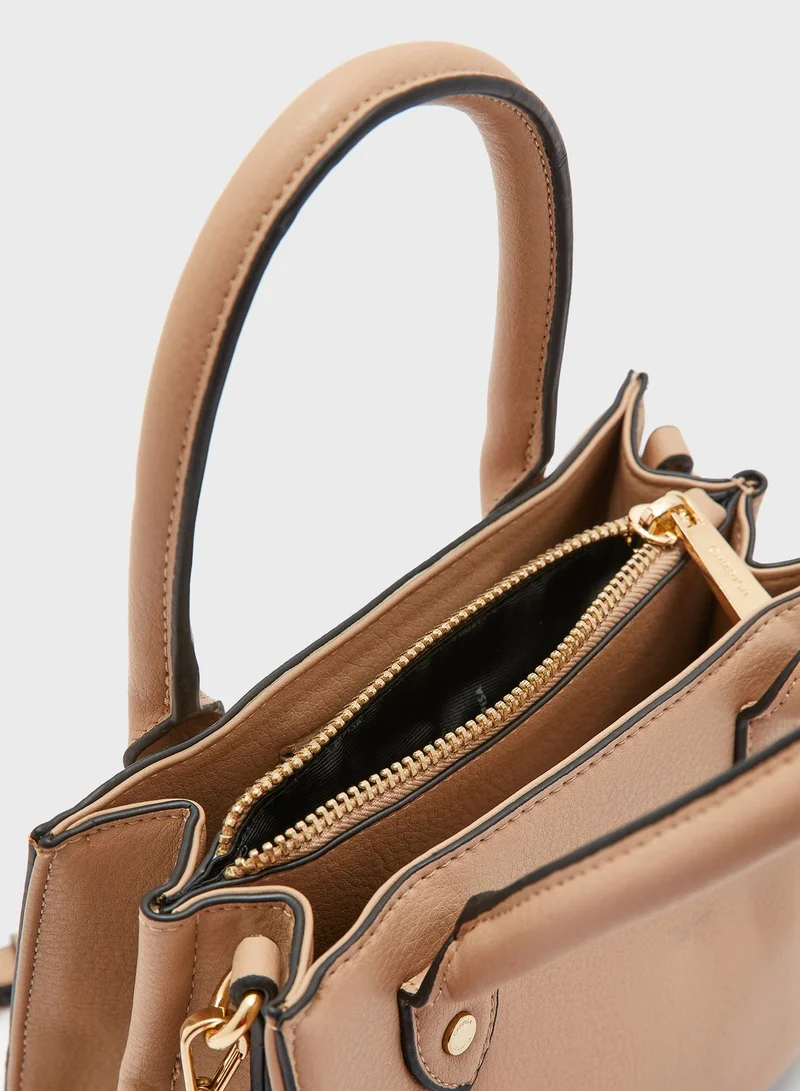 CARPISA Front Logo Tote