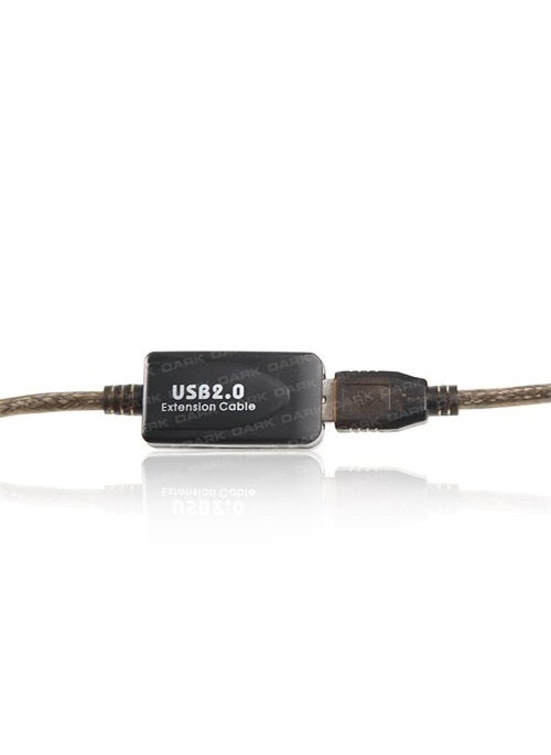 Dark - USB 2.0 10m Active USB Extension Cable (DK-CB-USB2EXTL10A) - Image 1