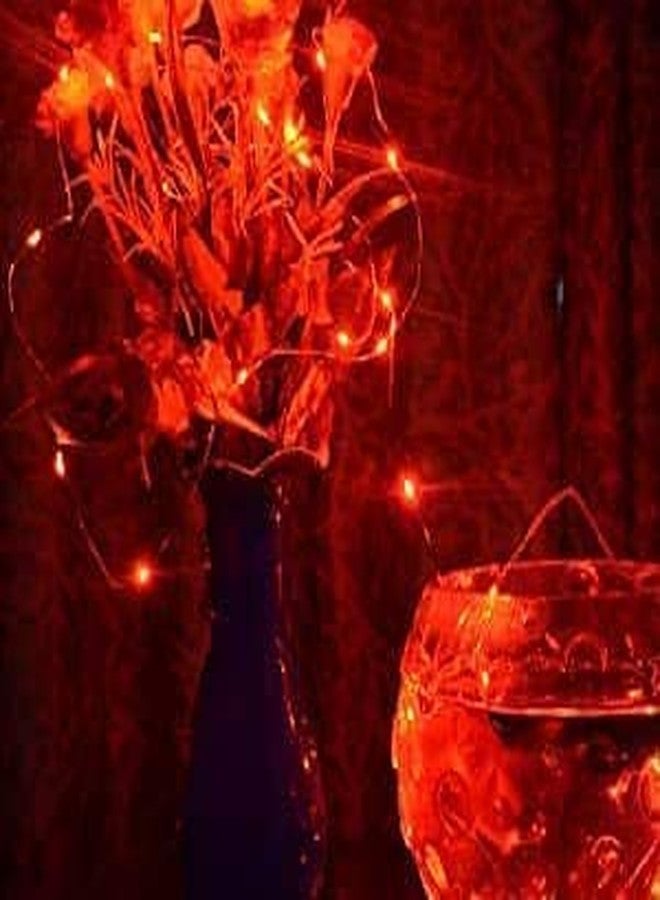 MANSAA M7 USB LED Lights | 10 Meter 100 LEDs | Red Color | USB Operated | Remote Control | Home Decor LED Lights - Image 3