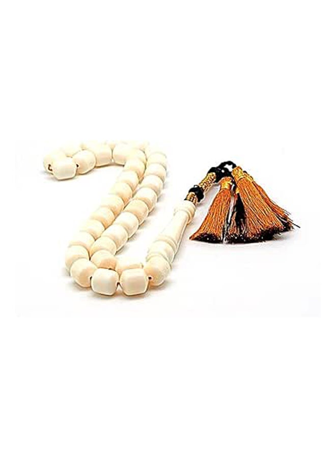 Qawafl Ivory powder rosary - IV0002 