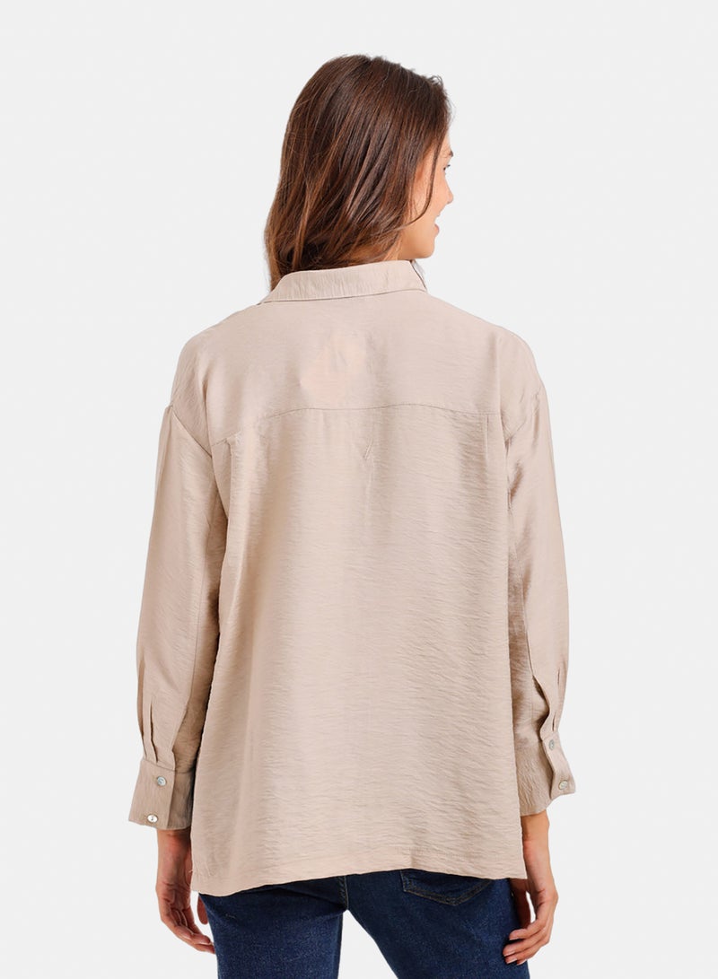 Carina Relaxed Crinkle Shirt - Image 4